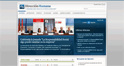 Desktop Screenshot of noticias.direccionhumana.es